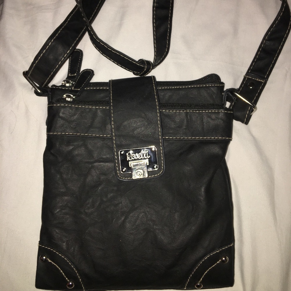 Black cross body purse
